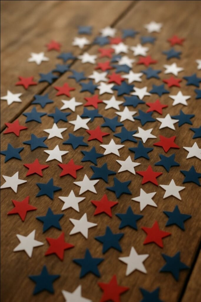 4th of July star shape competti