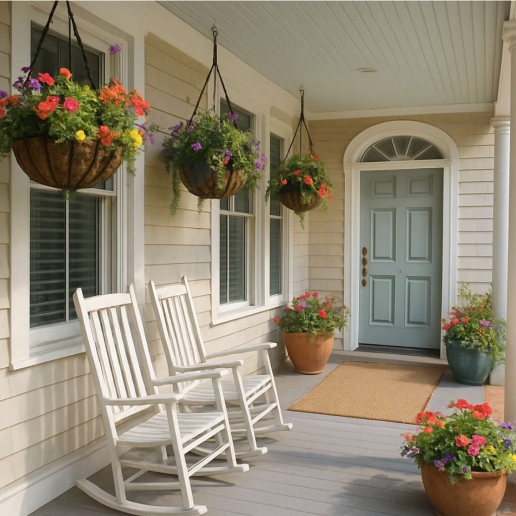 Flowers on the Porch